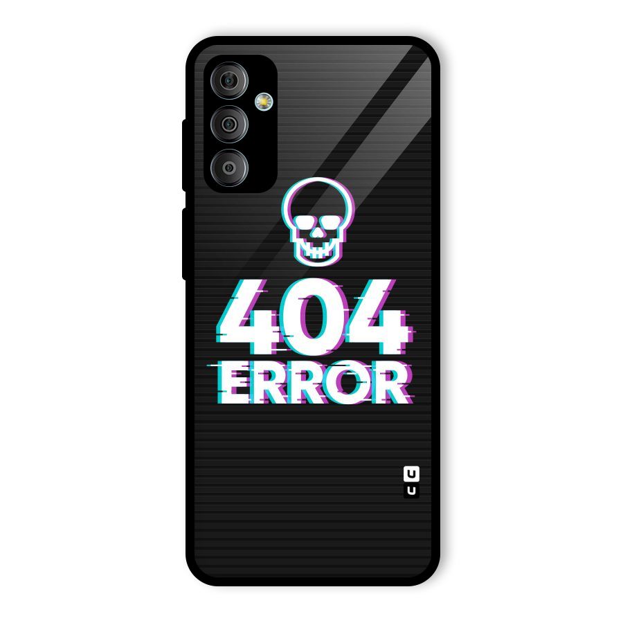 Error 404 Skull Glass Back Case for Galaxy F23