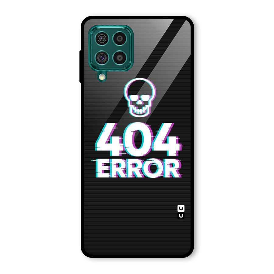 Error 404 Skull Glass Back Case for Galaxy F62