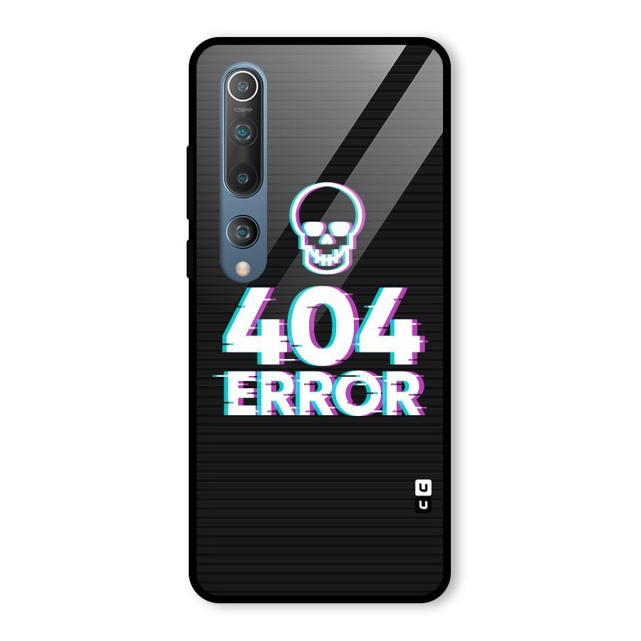 Error 404 Skull Glass Back Case for Mi 10