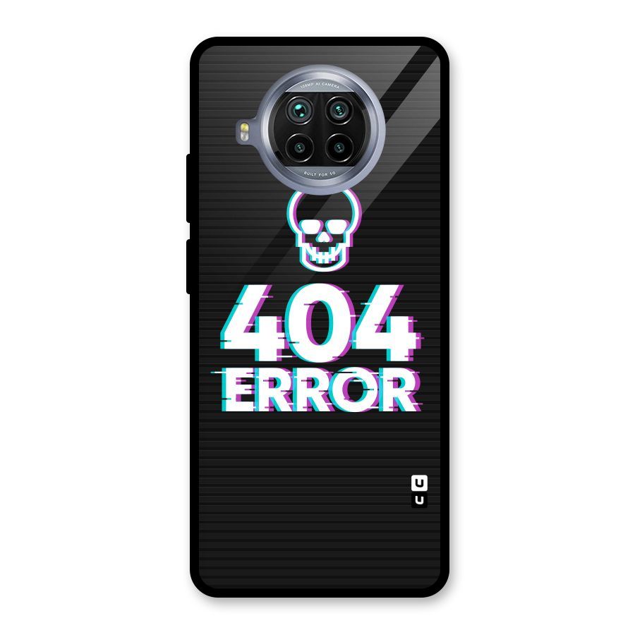 Error 404 Skull Glass Back Case for Mi 10i
