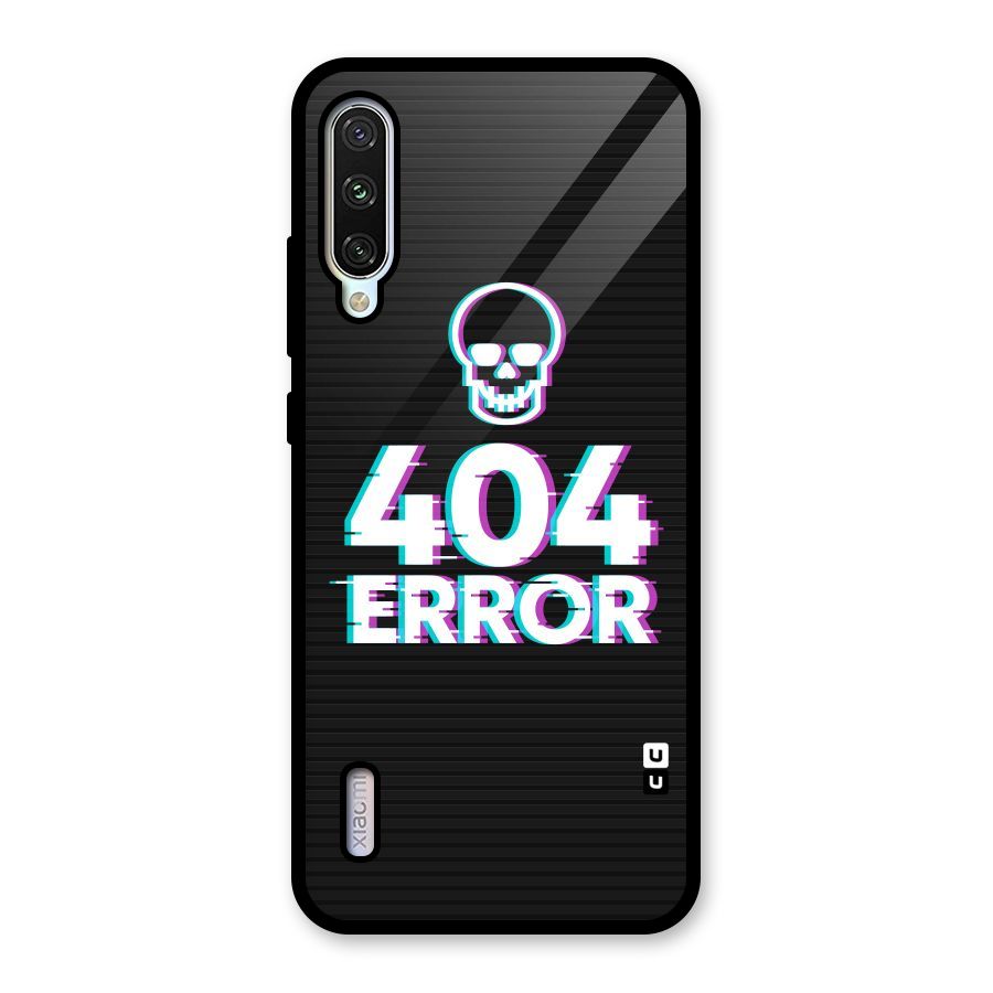 Error 404 Skull Glass Back Case for Mi A3