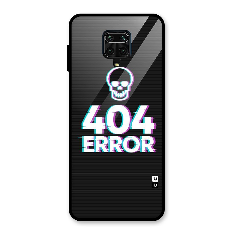 Error 404 Skull Glass Back Case for Poco M2 Pro