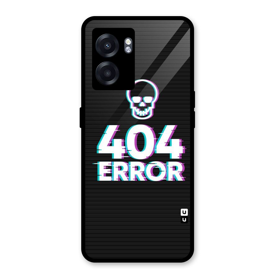 Error 404 Skull Glass Back Case for Realme Narzo 50 5G