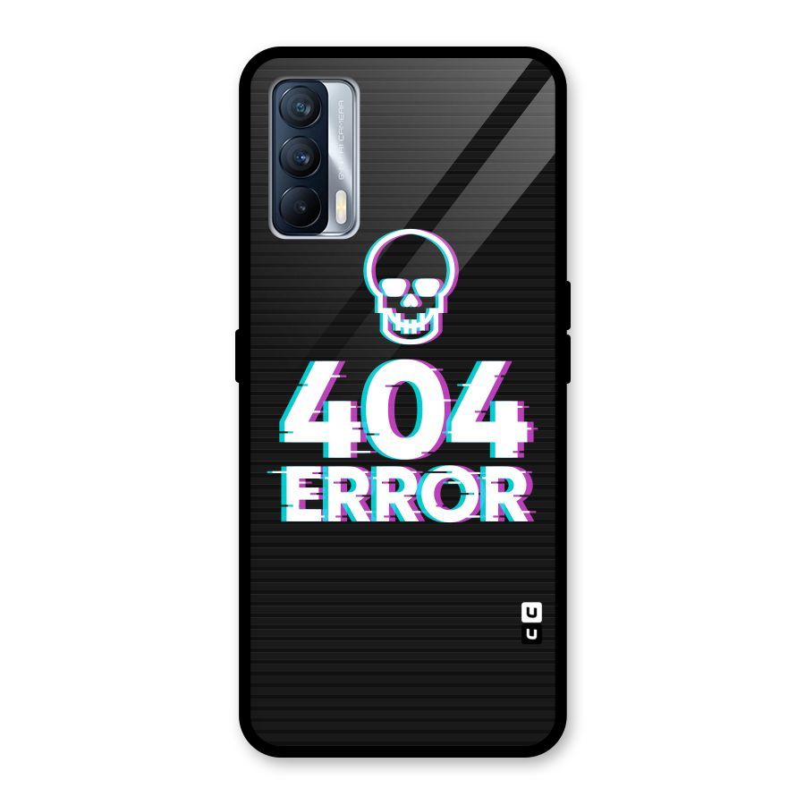 Error 404 Skull Glass Back Case for Realme X7