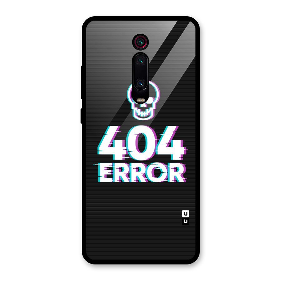 Error 404 Skull Glass Back Case for Redmi K20