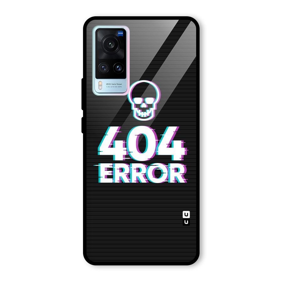 Error 404 Skull Glass Back Case for Vivo X60