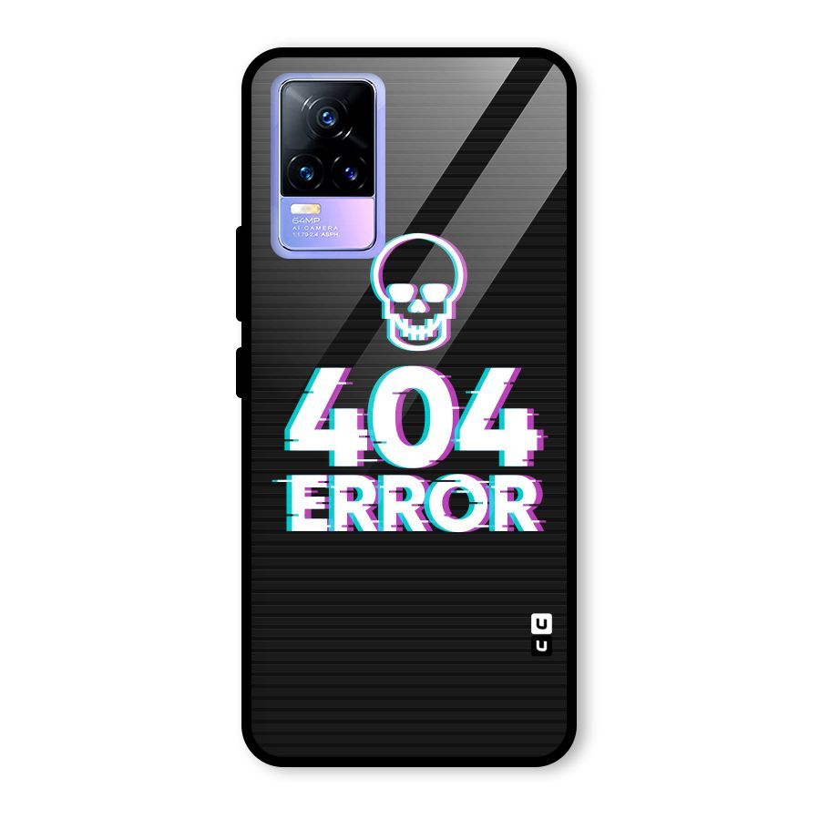 Error 404 Skull Glass Back Case for Vivo Y73