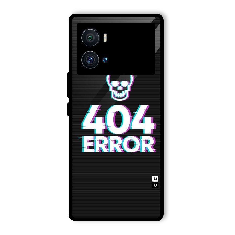 Error 404 Skull Glass Back Case for Vivo iQOO 9 Pro