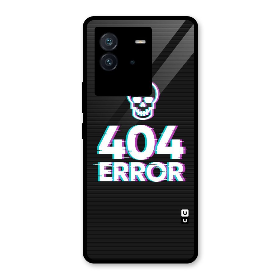 Error 404 Skull Glass Back Case for Vivo iQOO Neo 6 5G