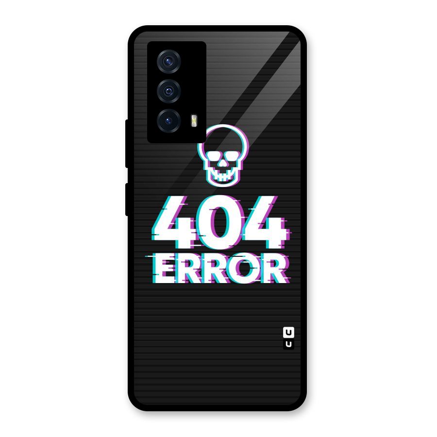 Error 404 Skull Glass Back Case for Vivo iQOO Z5