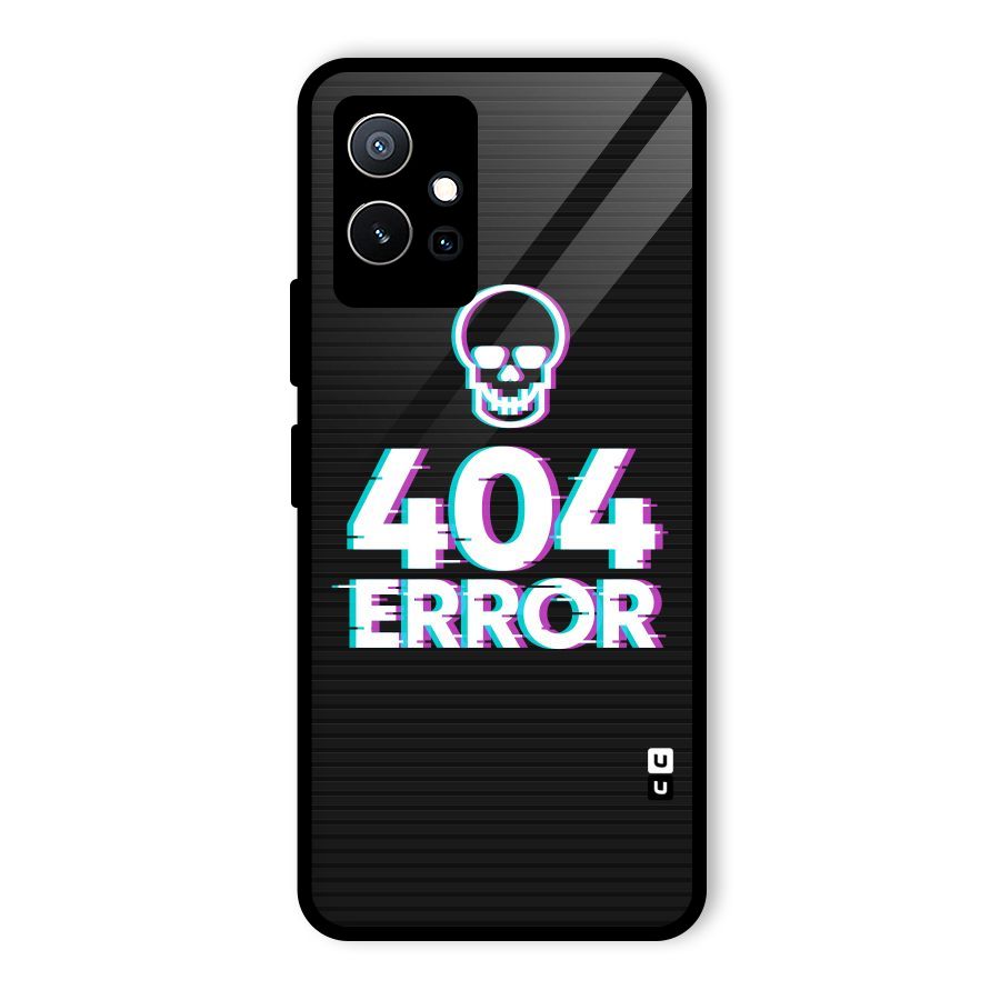 Error 404 Skull Glass Back Case for Vivo iQOO Z6