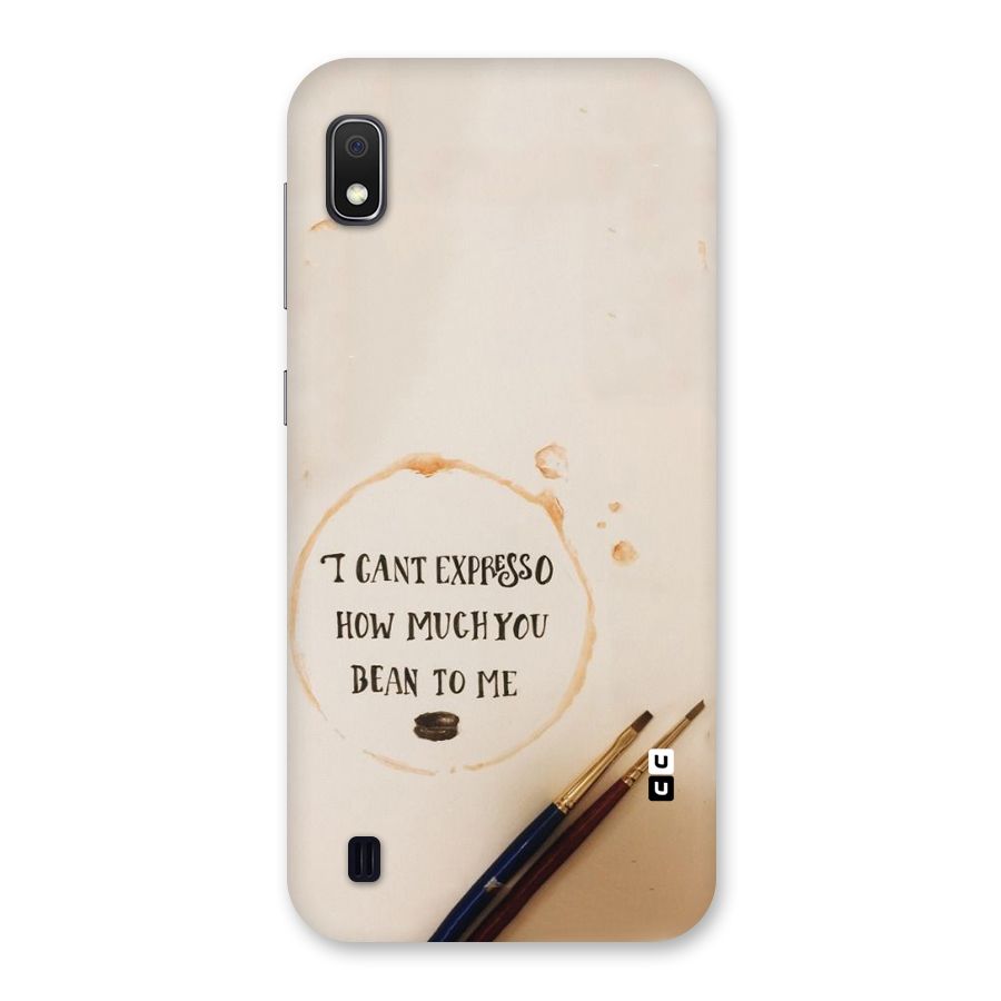 Espresso Bean Back Case for Galaxy A10