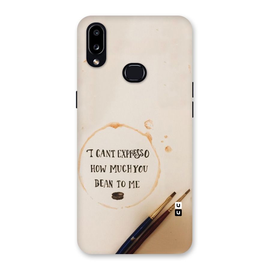 Espresso Bean Back Case for Galaxy A10s