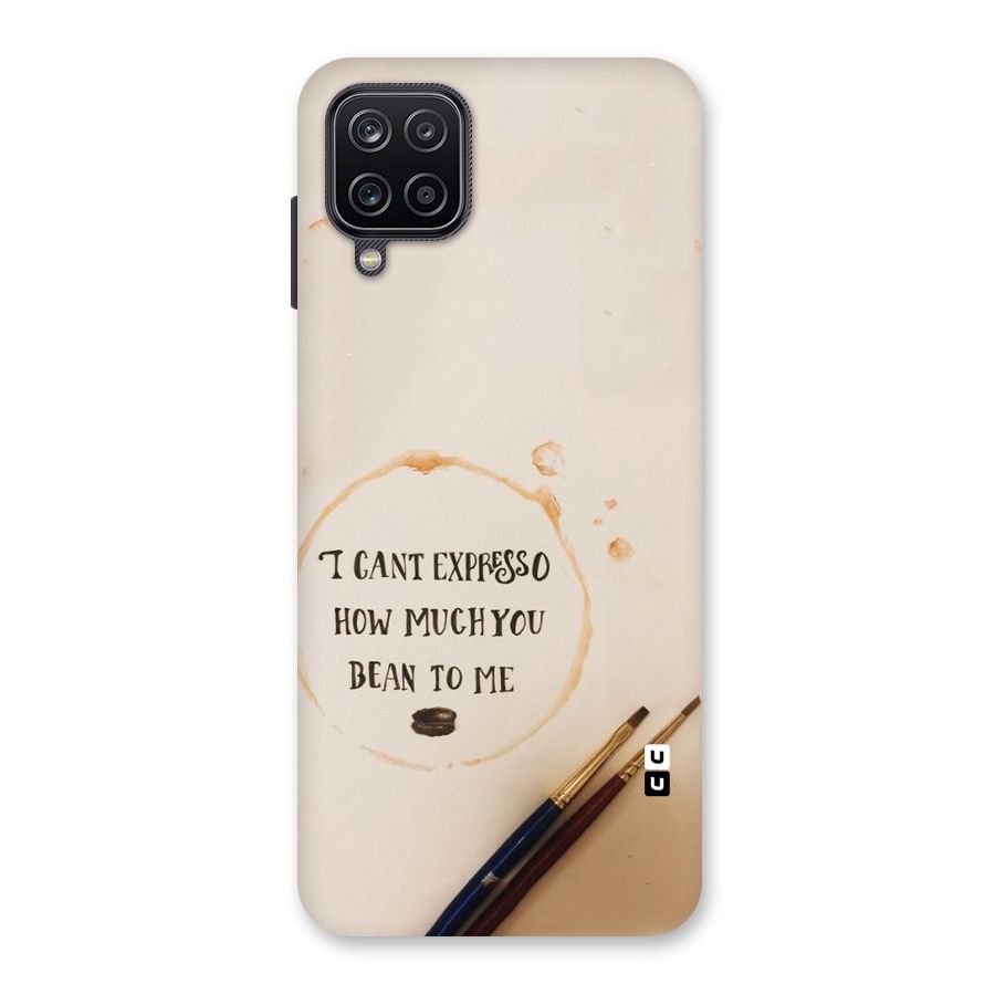 Espresso Bean Back Case for Galaxy A12
