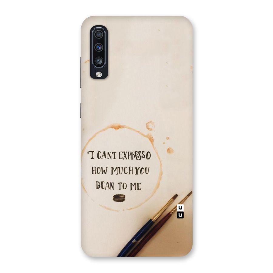 Espresso Bean Back Case for Galaxy A70
