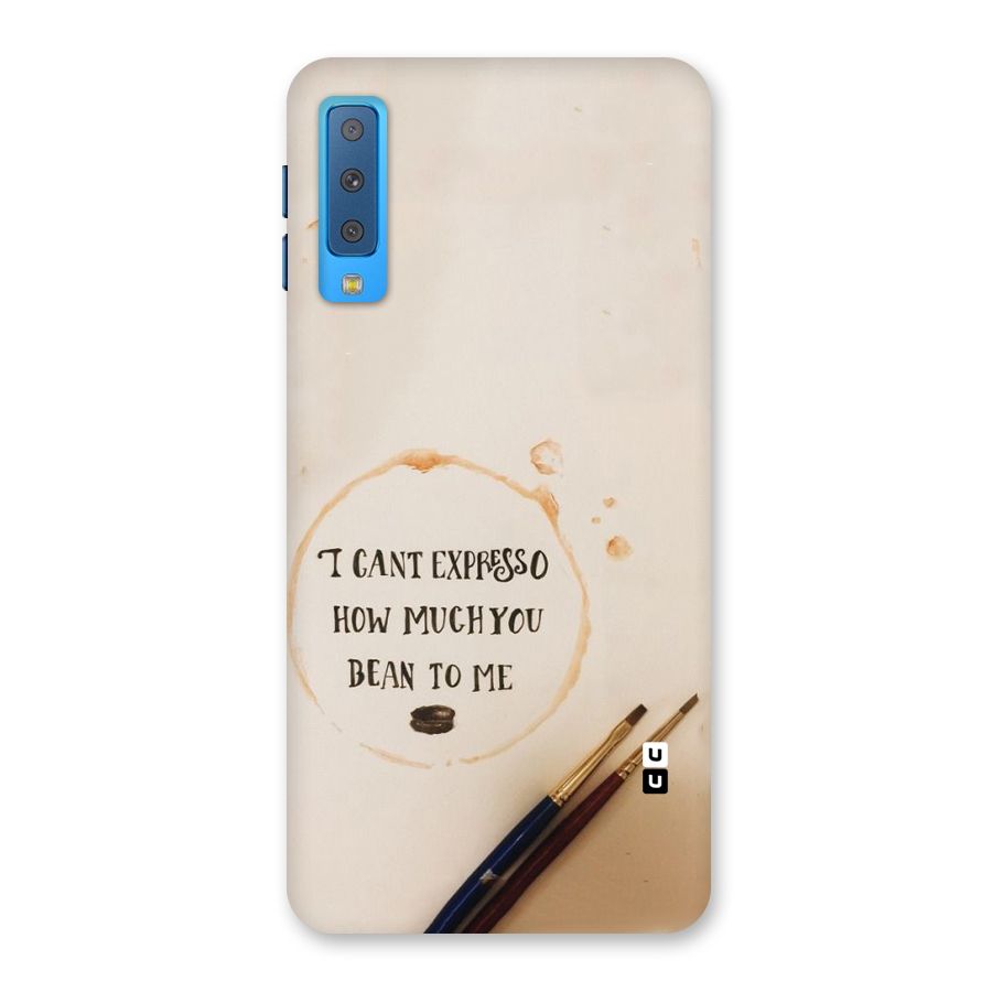 Espresso Bean Back Case for Galaxy A7 (2018)