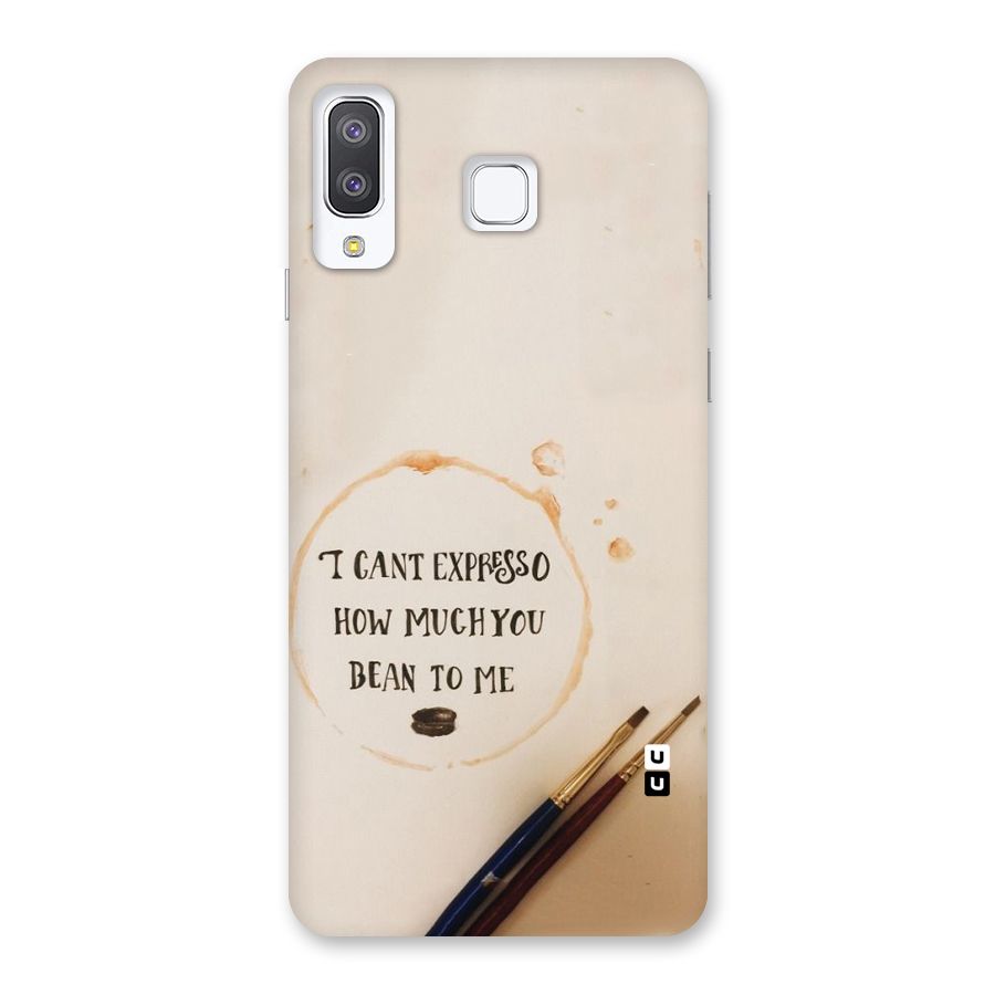 Espresso Bean Back Case for Galaxy A8 Star