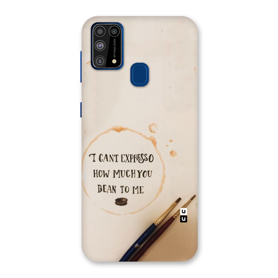 Espresso Bean Back Case for Galaxy F41