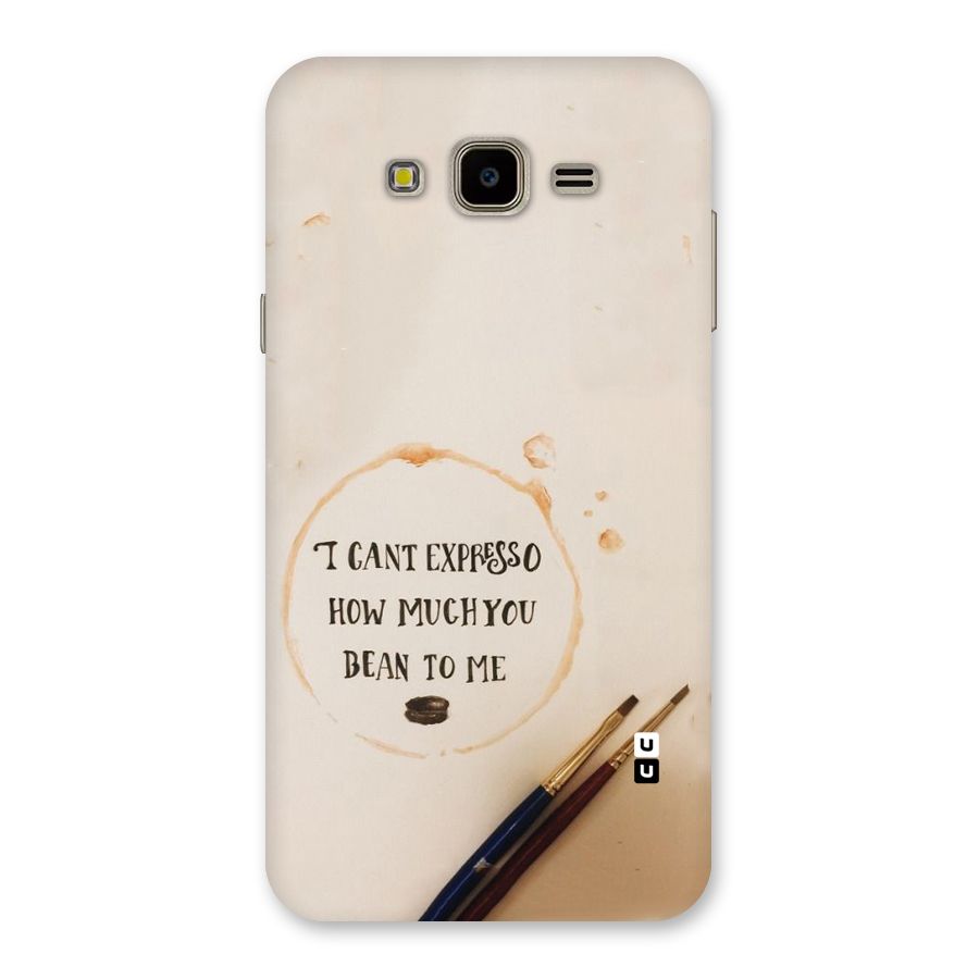 Espresso Bean Back Case for Galaxy J7 Nxt