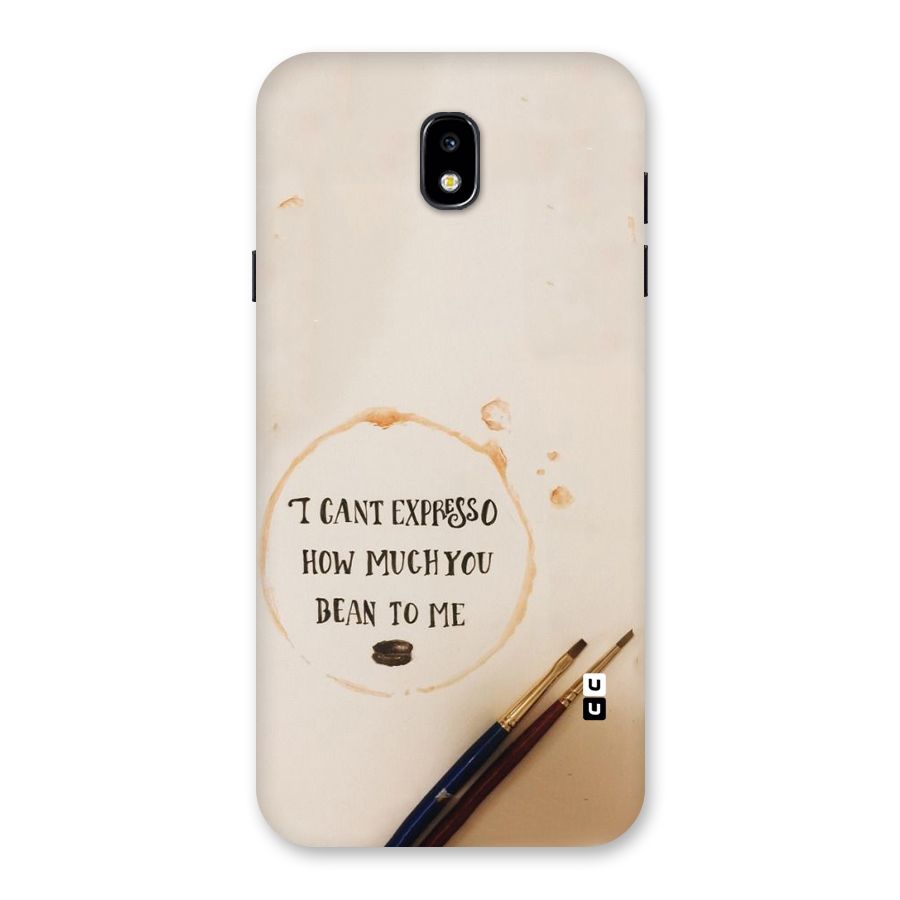Espresso Bean Back Case for Galaxy J7 Pro