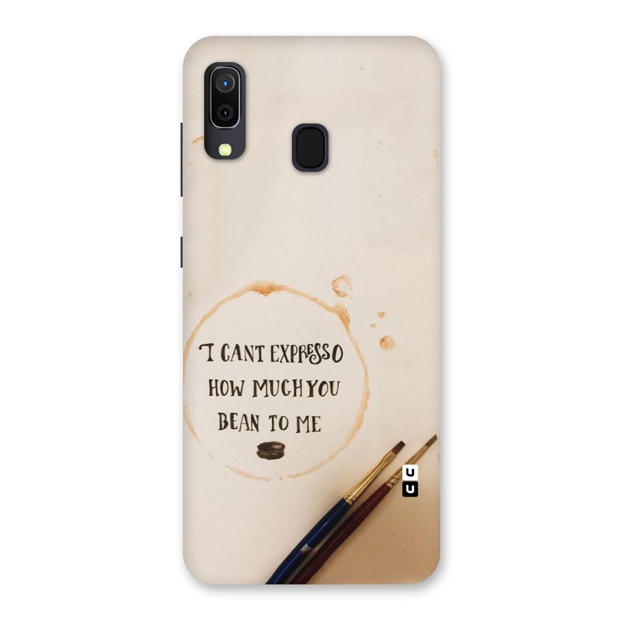 Espresso Bean Back Case for Galaxy M10s