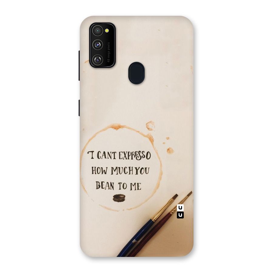 Espresso Bean Back Case for Galaxy M30s