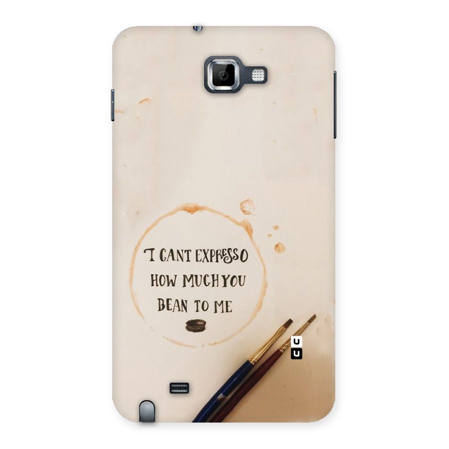 Espresso Bean Back Case for Galaxy Note