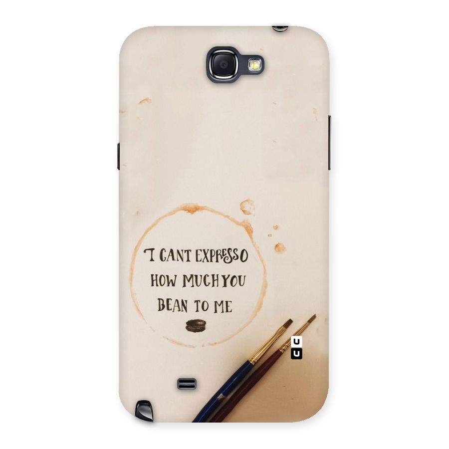 Espresso Bean Back Case for Galaxy Note 2