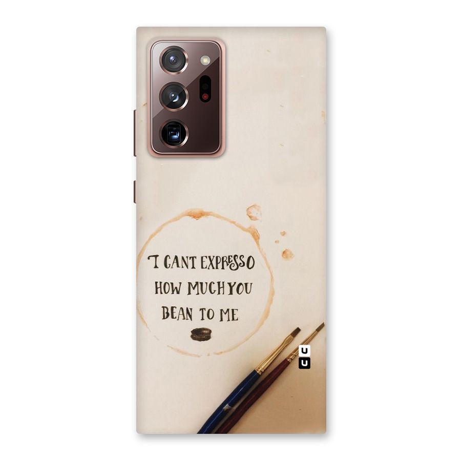 Espresso Bean Back Case for Galaxy Note 20 Ultra