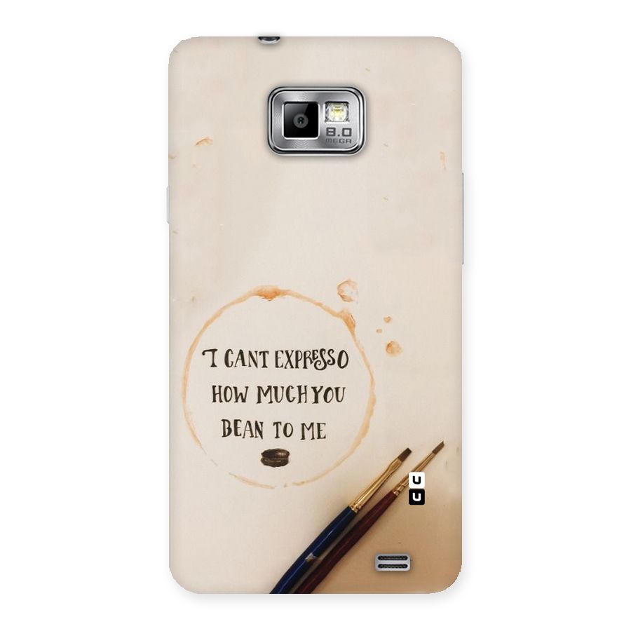 Espresso Bean Back Case for Galaxy S2
