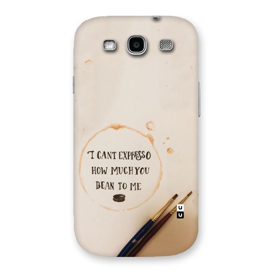 Espresso Bean Back Case for Galaxy S3