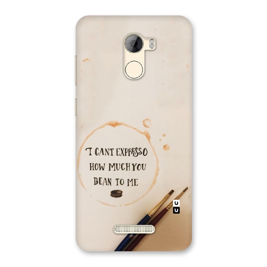Espresso Bean Back Case for Gionee A1 LIte