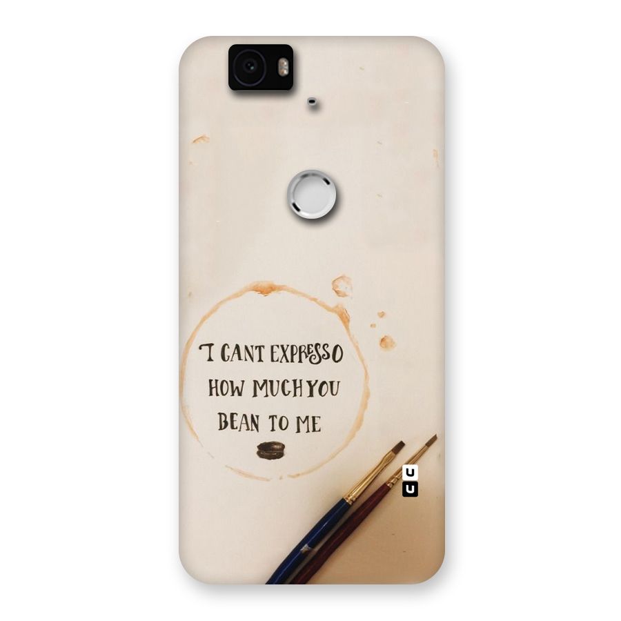 Espresso Bean Back Case for Google Nexus-6P