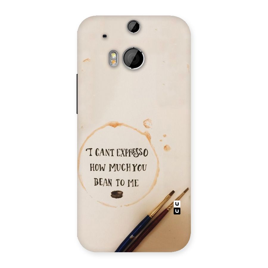 Espresso Bean Back Case for HTC One M8