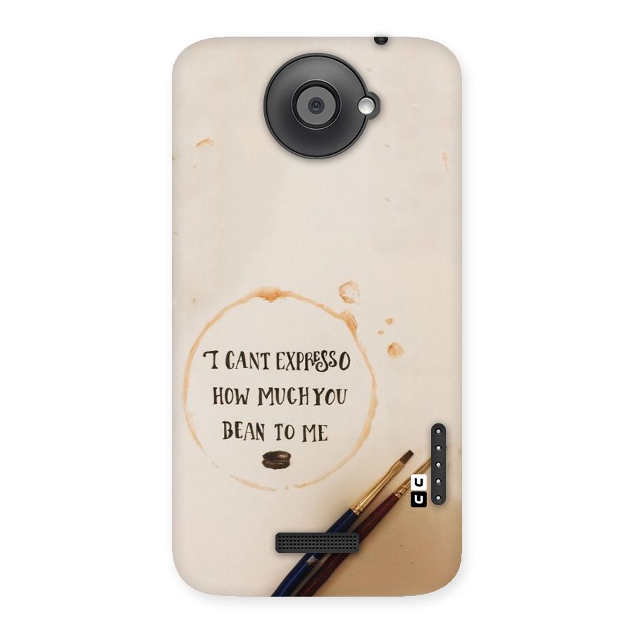 Espresso Bean Back Case for HTC One X