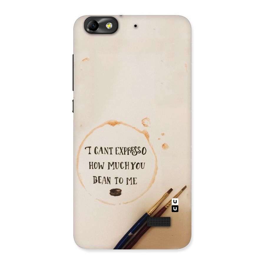 Espresso Bean Back Case for Honor 4C