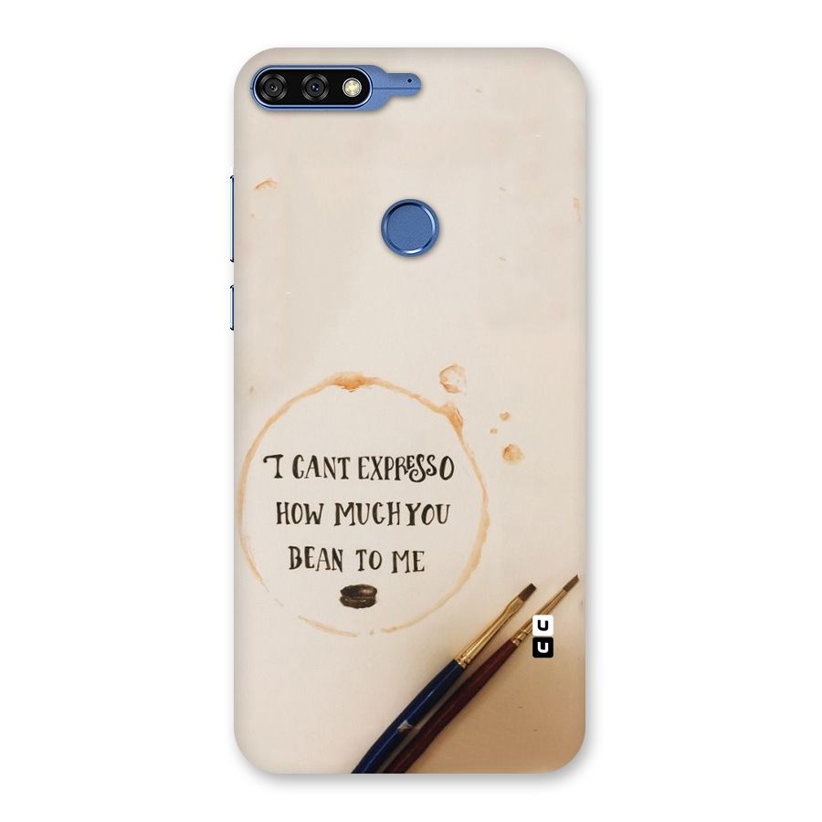 Espresso Bean Back Case for Honor 7C