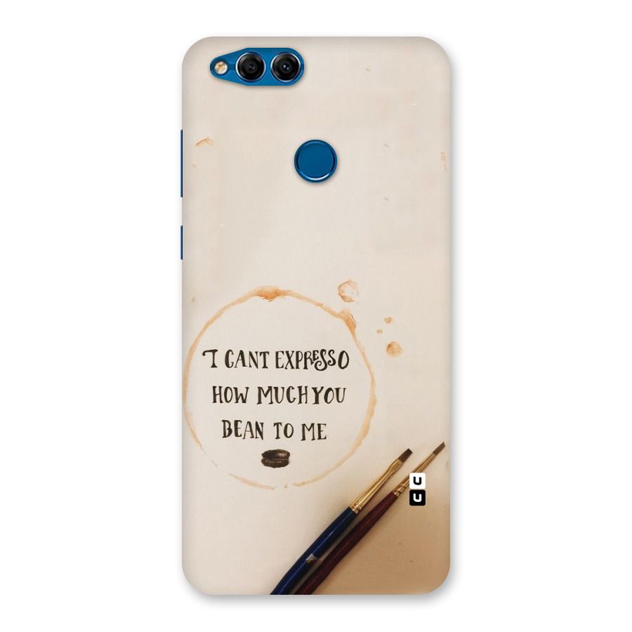 Espresso Bean Back Case for Honor 7X