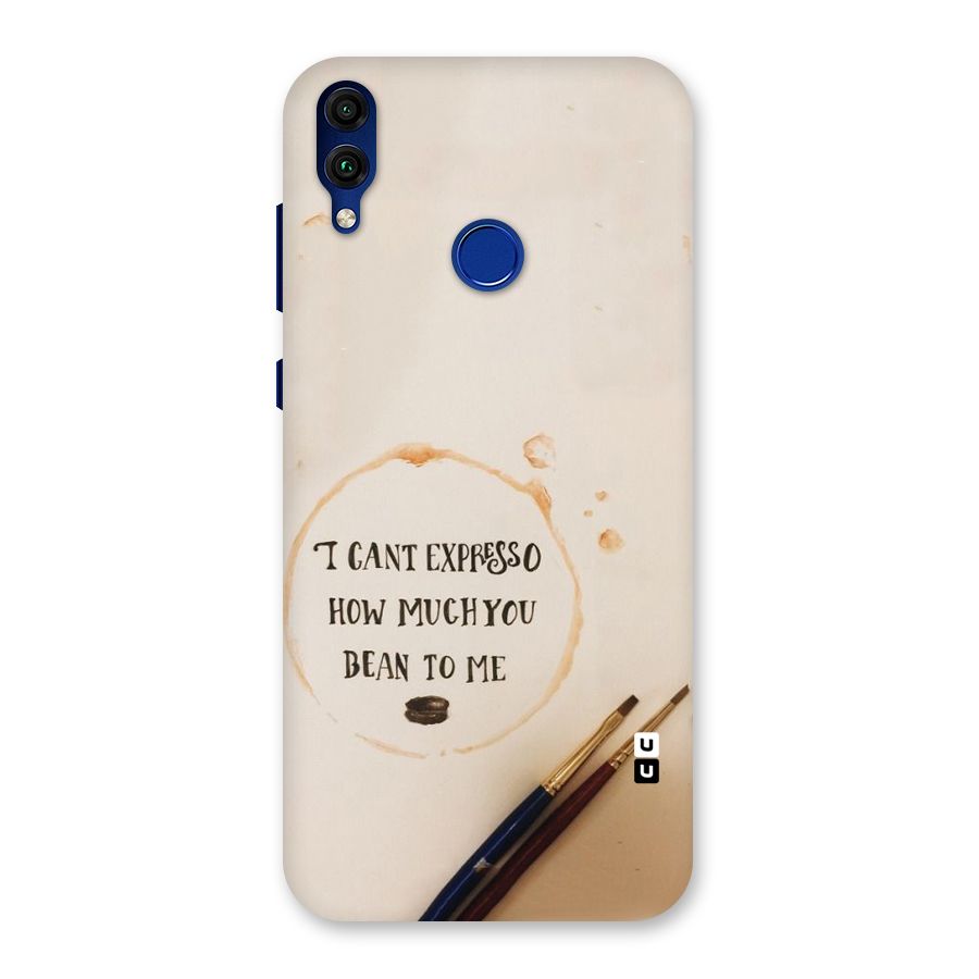 Espresso Bean Back Case for Honor 8C