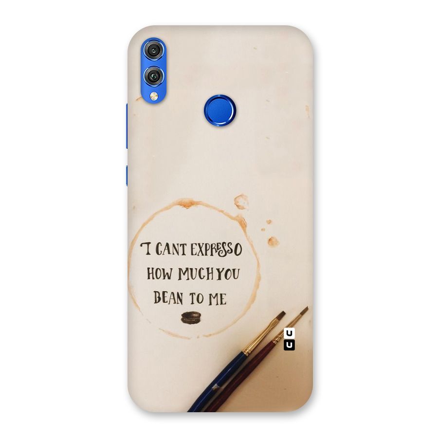 Espresso Bean Back Case for Honor 8X