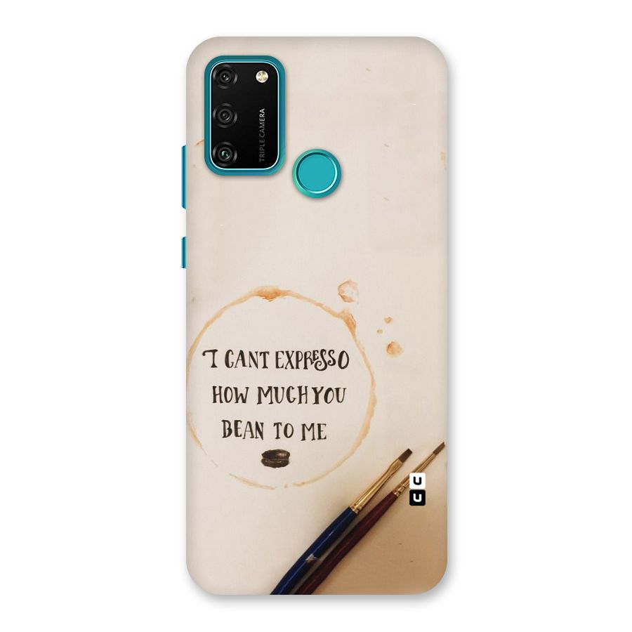 Espresso Bean Back Case for Honor 9A