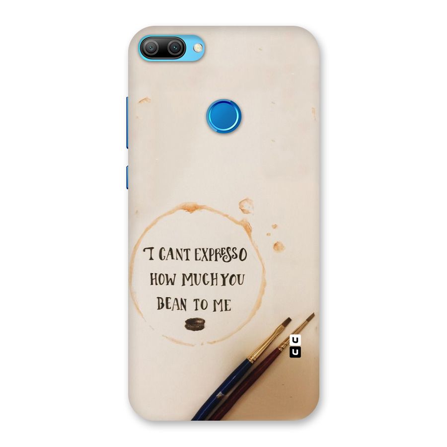 Espresso Bean Back Case for Honor 9N