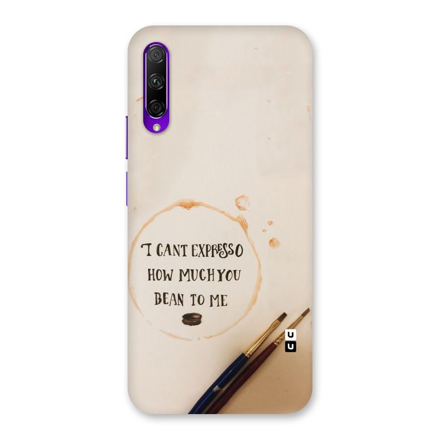 Espresso Bean Back Case for Honor 9X Pro