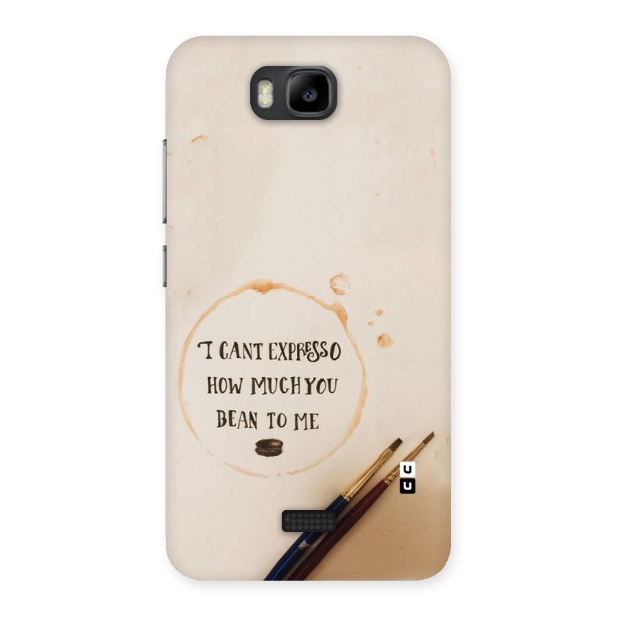Espresso Bean Back Case for Honor Bee