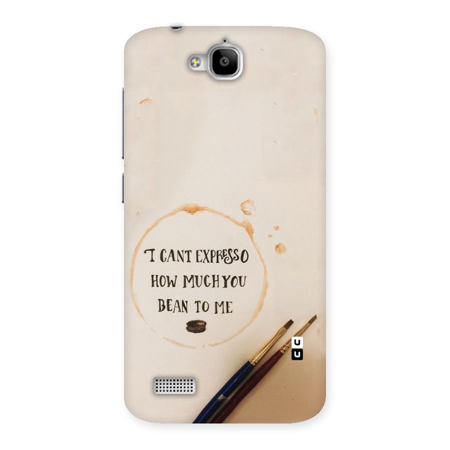 Espresso Bean Back Case for Honor Holly