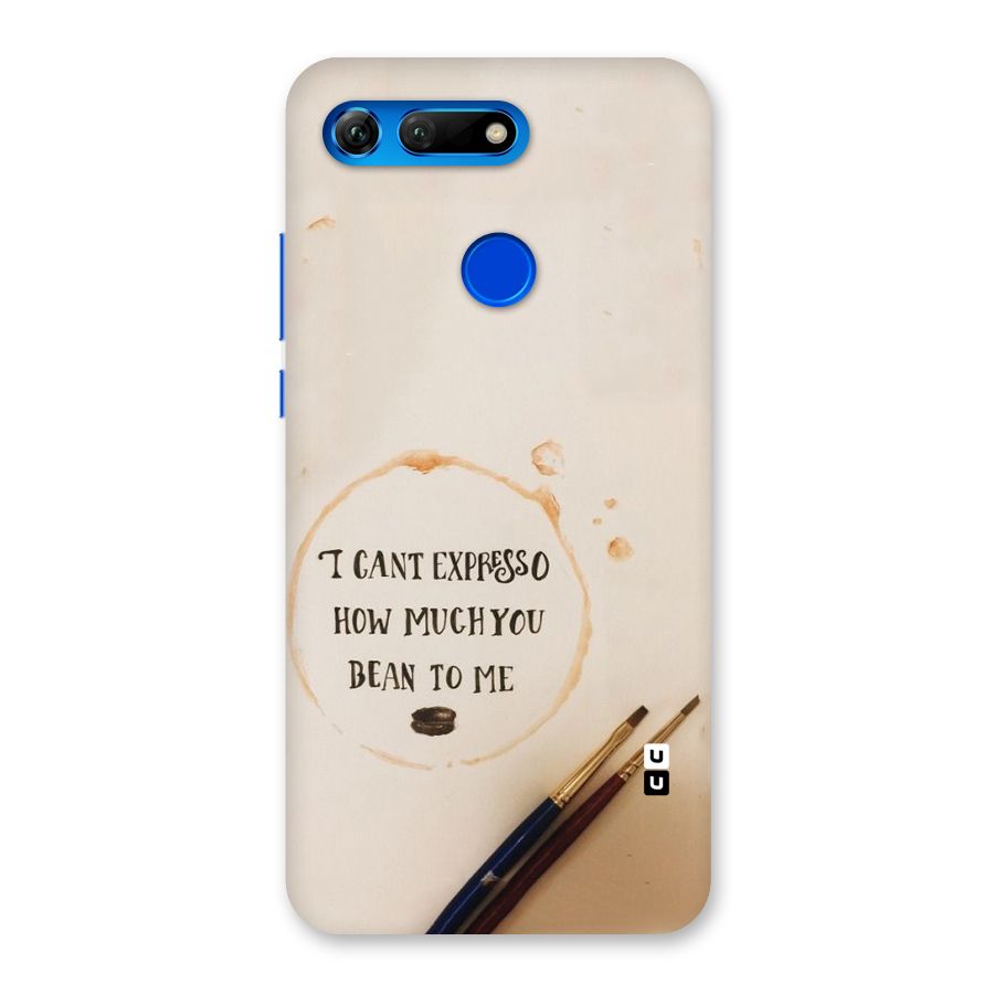 Espresso Bean Back Case for Honor View 20