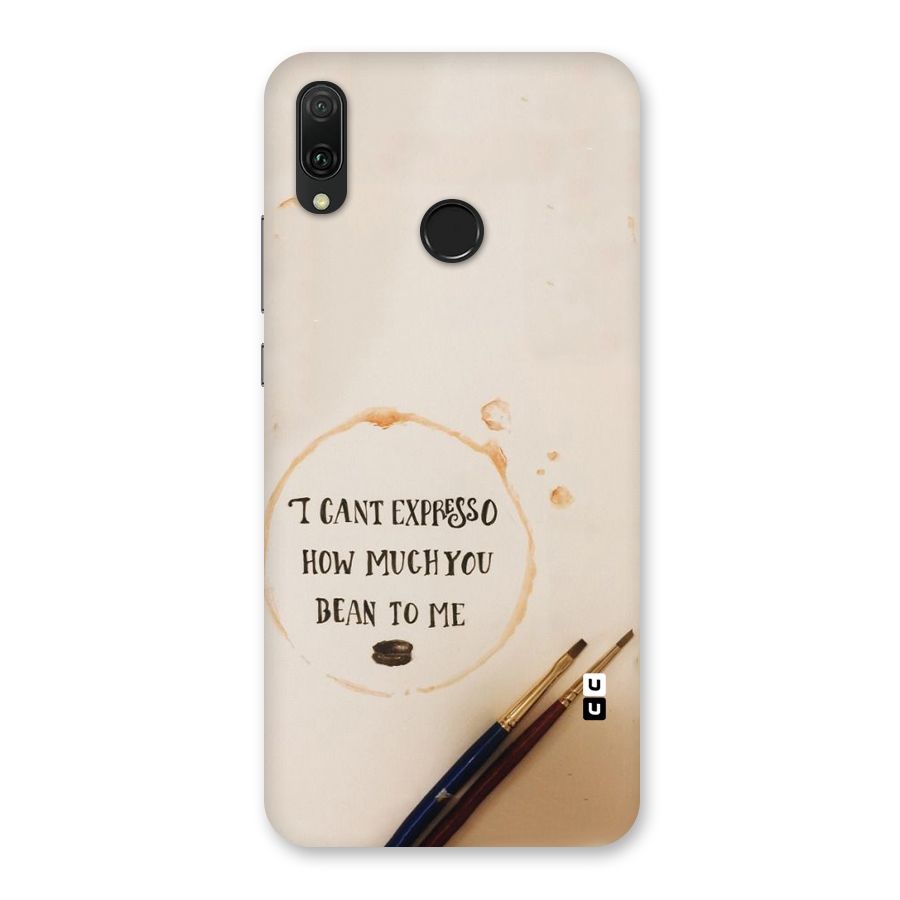 Espresso Bean Back Case for Huawei Y9 (2019)
