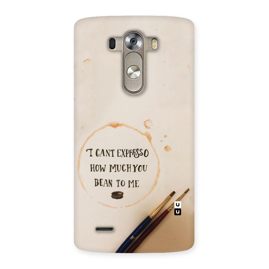 Espresso Bean Back Case for LG G3