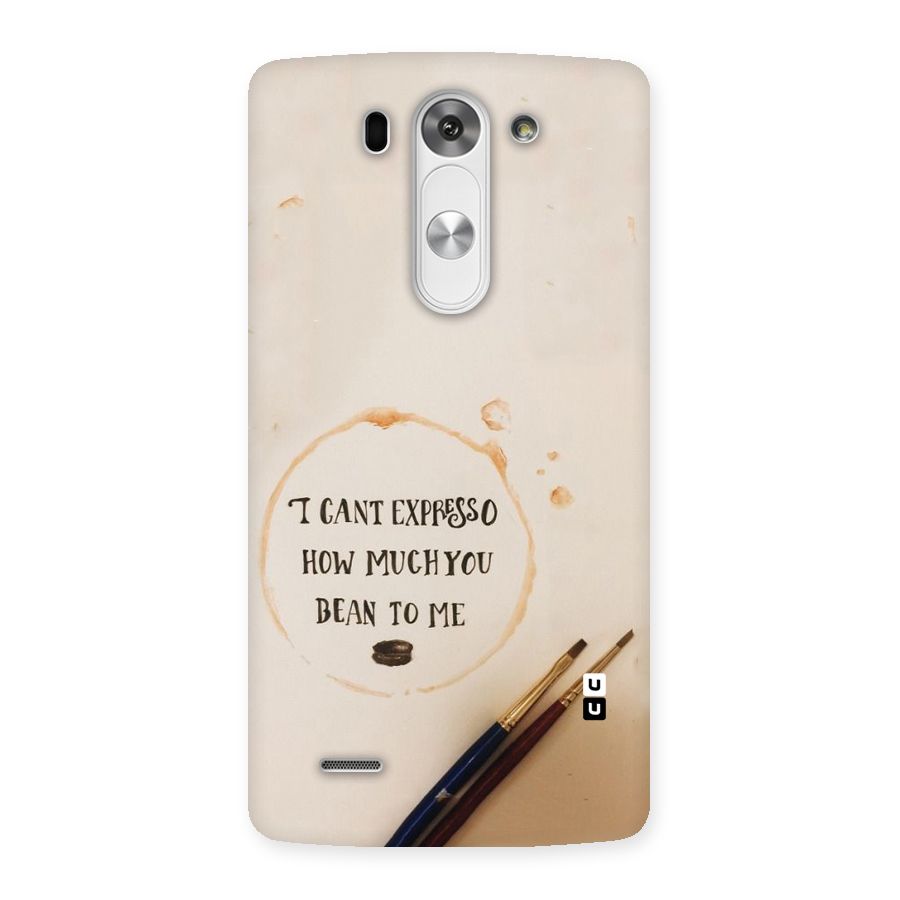 Espresso Bean Back Case for LG G3 Mini