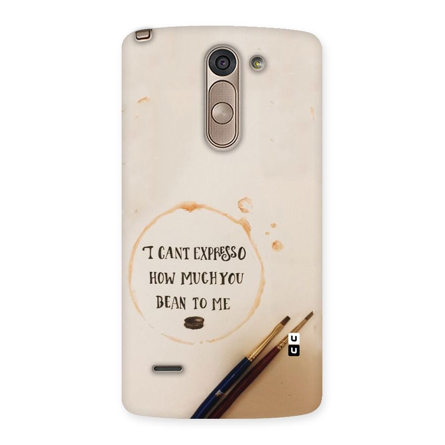 Espresso Bean Back Case for LG G3 Stylus